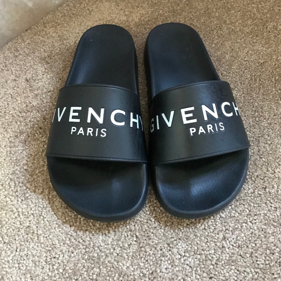 givenchy paris sandals in rubber